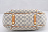 Authentic Louis Vuitton Damier Azur Galliera PM Shoulder Bag N55215 LV 1048G