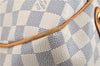 Authentic Louis Vuitton Damier Azur Galliera PM Shoulder Bag N55215 LV 1048G