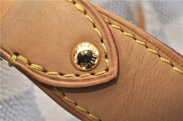 Authentic Louis Vuitton Damier Azur Galliera PM Shoulder Bag N55215 LV 1048G