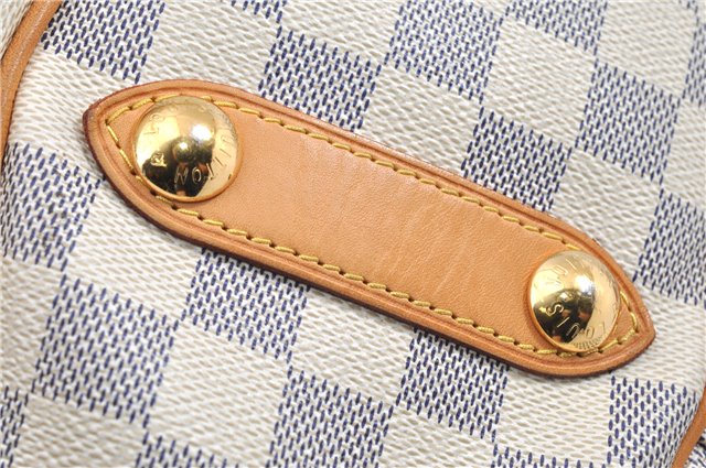 Authentic Louis Vuitton Damier Azur Galliera PM Shoulder Bag N55215 LV 1048G