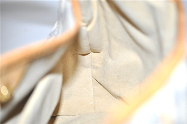 Authentic Louis Vuitton Damier Azur Galliera PM Shoulder Bag N55215 LV 1048G