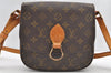 Authentic Louis Vuitton Monogram Saint Cloud MM M51243 Shoulder Cross Bag 1048I