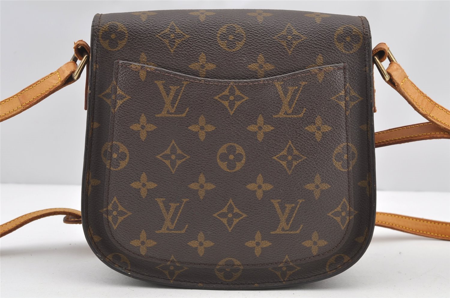 Authentic Louis Vuitton Monogram Saint Cloud MM M51243 Shoulder Cross Bag 1048I