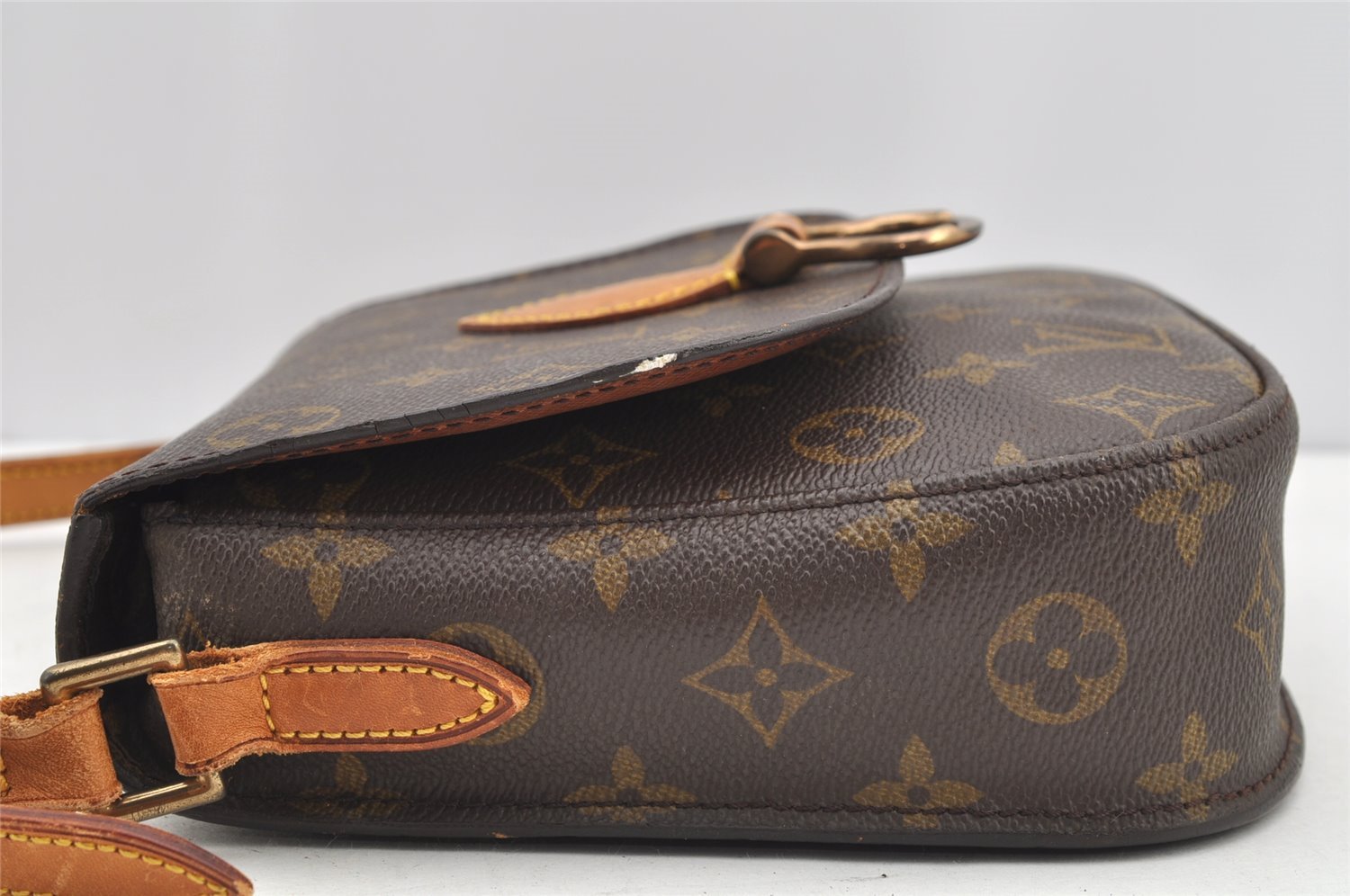 Authentic Louis Vuitton Monogram Saint Cloud MM M51243 Shoulder Cross Bag 1048I