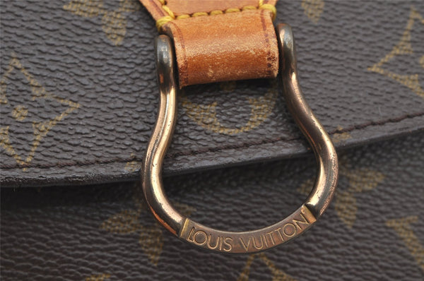 Authentic Louis Vuitton Monogram Saint Cloud MM M51243 Shoulder Cross Bag 1048I