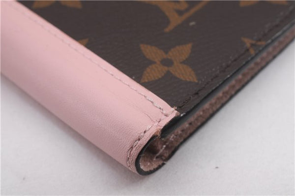 Auth Louis Vuitton Monogram Folio Iphone X Xs Case Light Pink M68686 LV 1049F