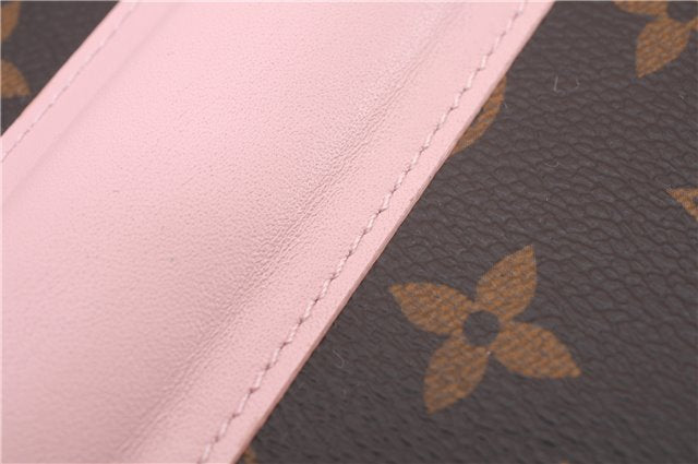 Auth Louis Vuitton Monogram Folio Iphone X Xs Case Light Pink M68686 LV 1049F