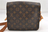 Authentic Louis Vuitton Monogram Cartouchiere MM M51253 Shoulder Cross Bag 1049G