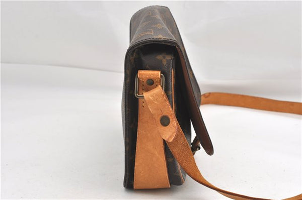 Authentic Louis Vuitton Monogram Cartouchiere MM M51253 Shoulder Cross Bag 1049G