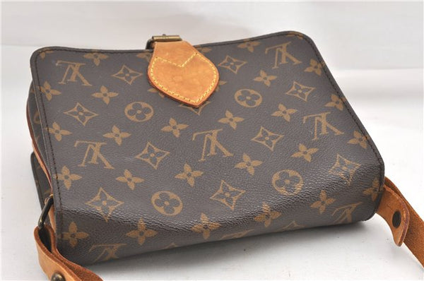 Authentic Louis Vuitton Monogram Cartouchiere MM M51253 Shoulder Cross Bag 1049G