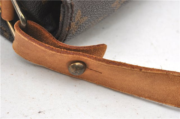 Authentic Louis Vuitton Monogram Cartouchiere MM M51253 Shoulder Cross Bag 1049G