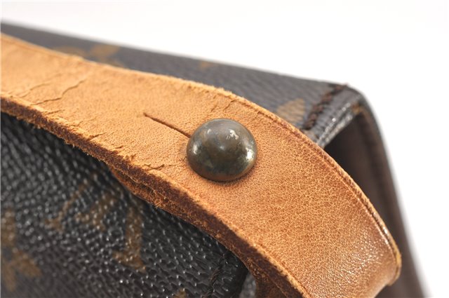 Authentic Louis Vuitton Monogram Cartouchiere MM M51253 Shoulder Cross Bag 1049G