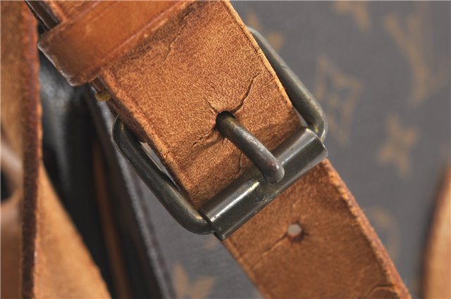 Authentic Louis Vuitton Monogram Cartouchiere MM M51253 Shoulder Cross Bag 1049G