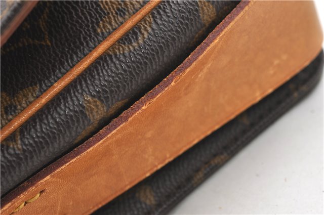 Authentic Louis Vuitton Monogram Cartouchiere MM M51253 Shoulder Cross Bag 1049G