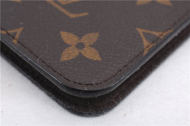 Authentic Louis Vuitton Monogram Folio Iphone X Xs Case M63443 LV 1050E