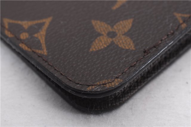 Authentic Louis Vuitton Monogram Folio Iphone X Xs Case M63443 LV 1050E