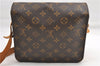 Authentic Louis Vuitton Monogram Cartouchiere MM M51253 Shoulder Cross Bag 1050G