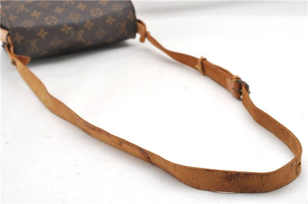 Authentic Louis Vuitton Monogram Cartouchiere MM M51253 Shoulder Cross Bag 1050G