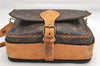 Authentic Louis Vuitton Monogram Cartouchiere MM M51253 Shoulder Cross Bag 1050G