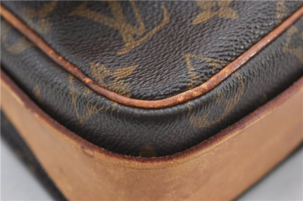 Authentic Louis Vuitton Monogram Cartouchiere MM M51253 Shoulder Cross Bag 1050G