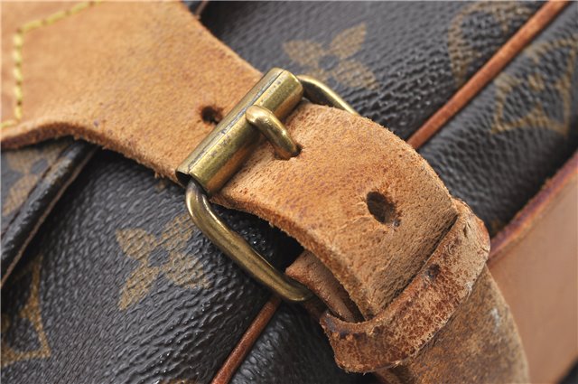 Authentic Louis Vuitton Monogram Cartouchiere MM M51253 Shoulder Cross Bag 1050G