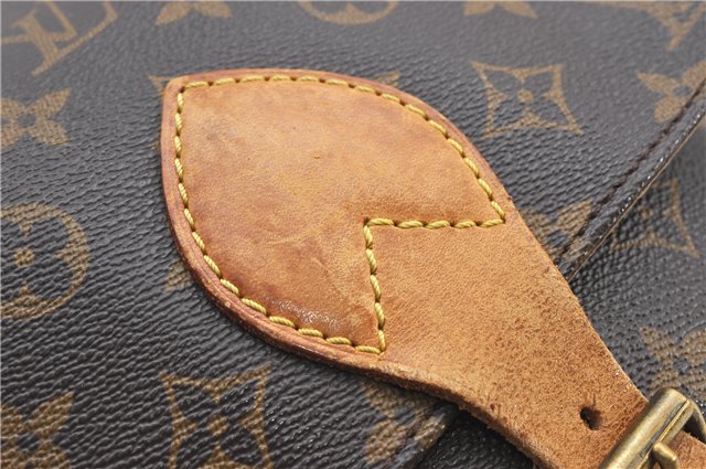 Authentic Louis Vuitton Monogram Cartouchiere MM M51253 Shoulder Cross Bag 1050G