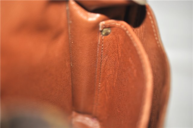 Authentic Louis Vuitton Monogram Cartouchiere MM M51253 Shoulder Cross Bag 1050G