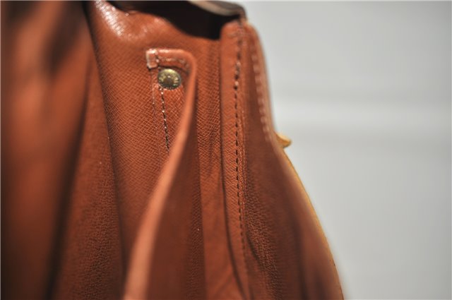 Authentic Louis Vuitton Monogram Cartouchiere MM M51253 Shoulder Cross Bag 1050G