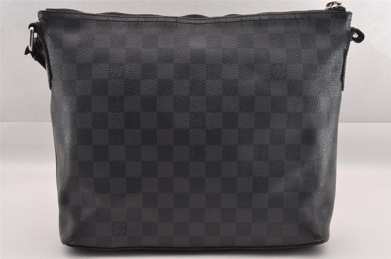 Authentic Louis Vuitton Damier Graphite Mick PM N41211 Shoulder Bag Junk 1050I