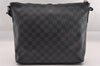Authentic Louis Vuitton Damier Graphite Mick PM N41211 Shoulder Bag Junk 1050I