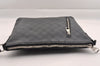 Authentic Louis Vuitton Damier Graphite Mick PM N41211 Shoulder Bag Junk 1050I