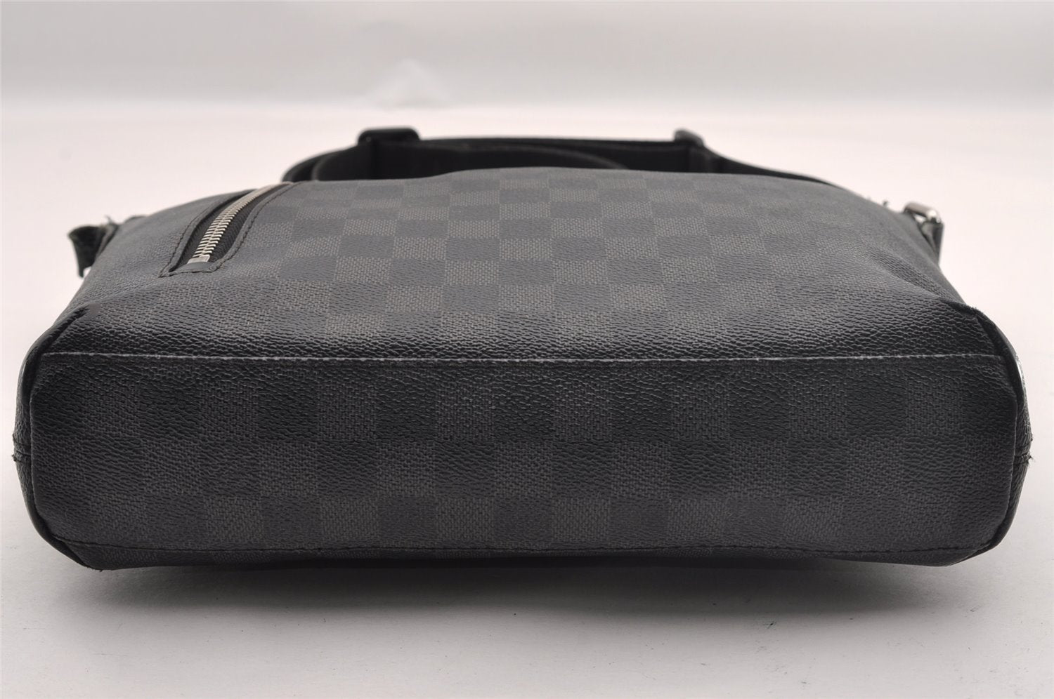 Authentic Louis Vuitton Damier Graphite Mick PM N41211 Shoulder Bag Junk 1050I
