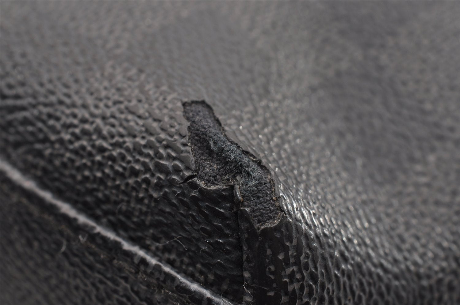 Authentic Louis Vuitton Damier Graphite Mick PM N41211 Shoulder Bag Junk 1050I