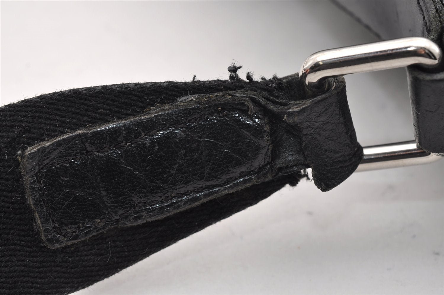 Authentic Louis Vuitton Damier Graphite Mick PM N41211 Shoulder Bag Junk 1050I