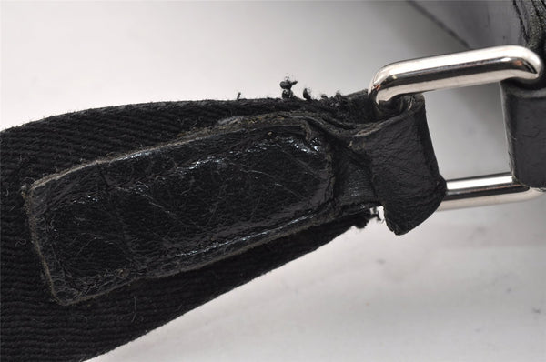 Authentic Louis Vuitton Damier Graphite Mick PM N41211 Shoulder Bag Junk 1050I