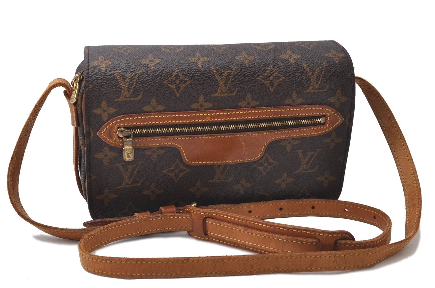 Auth Louis Vuitton Monogram Saint Germain Shoulder Cross Bag M51210 LV 1051D