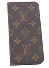 Authentic Louis Vuitton Monogram Folio Iphone X Xs Case M63443 LV 1051E