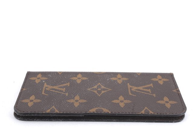 Authentic Louis Vuitton Monogram Folio Iphone X Xs Case M63443 LV 1051E