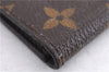 Authentic Louis Vuitton Monogram Folio Iphone X Xs Case M63443 LV 1051E