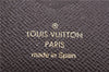 Authentic Louis Vuitton Monogram Folio Iphone X Xs Case M63443 LV 1051E