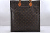 Authentic Louis Vuitton Monogram Sac Plat Hand Bag M51140 LV 1052D