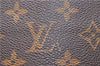 Authentic Louis Vuitton Monogram Sac Plat Hand Bag M51140 LV 1052D