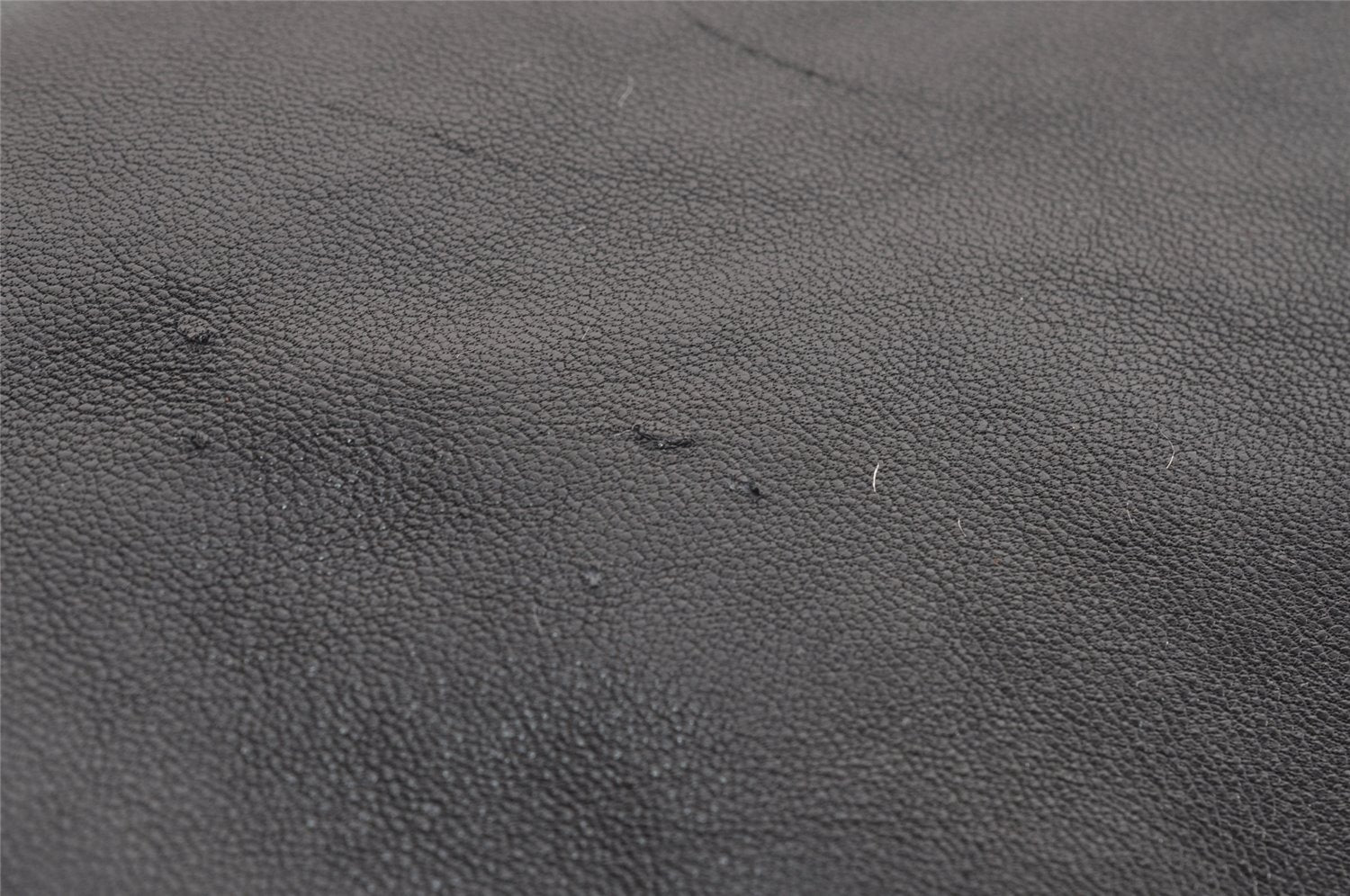 Authentic GUCCI Vintage Bamboo 2Way Shoulder Bag Leather Black Junk 1052I