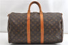 Authentic Louis Vuitton Monogram Keepall 45 Travel Boston Bag M41428 LV 1053G