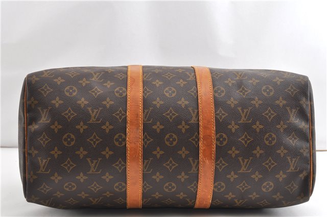 Authentic Louis Vuitton Monogram Keepall 45 Travel Boston Bag M41428 LV 1053G