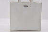 Authentic GUCCI 2 in 1 Shoulder Hand Bag Vinyl Leather Clear White 1053I