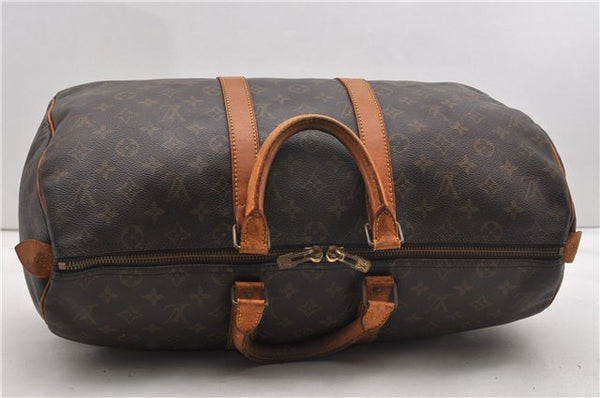 Authentic Louis Vuitton Monogram Keepall 45 Travel Boston Bag M41428 LV 1054G