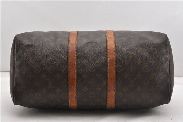 Authentic Louis Vuitton Monogram Keepall 45 Travel Boston Bag M41428 LV 1054G