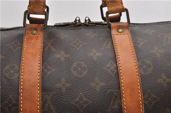 Authentic Louis Vuitton Monogram Keepall 45 Travel Boston Bag M41428 LV 1054G