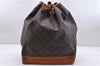 Authentic Louis Vuitton Monogram Noe Shoulder Bag M42224 LV 1055D